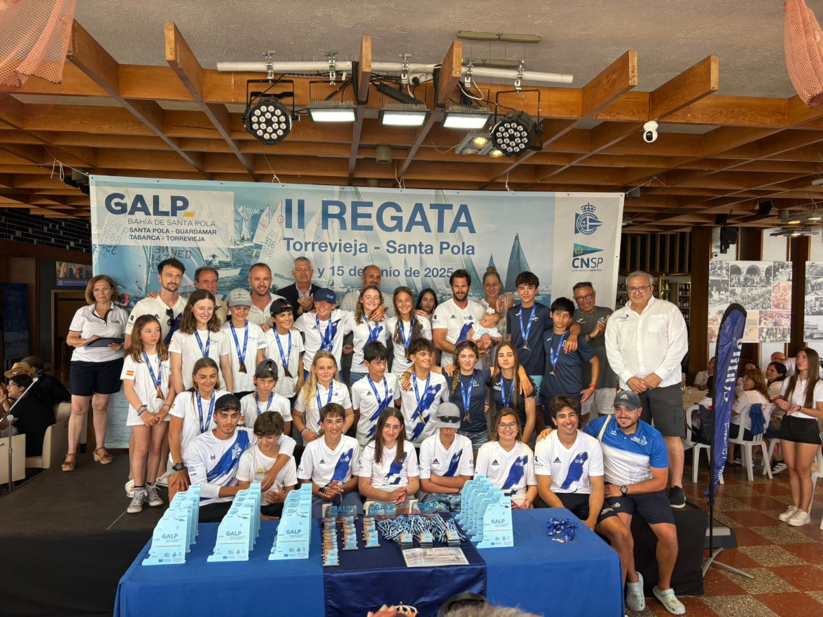 El RCN Torrevieja campeón de Optimist por Equipos de la Comunitat Valenciana