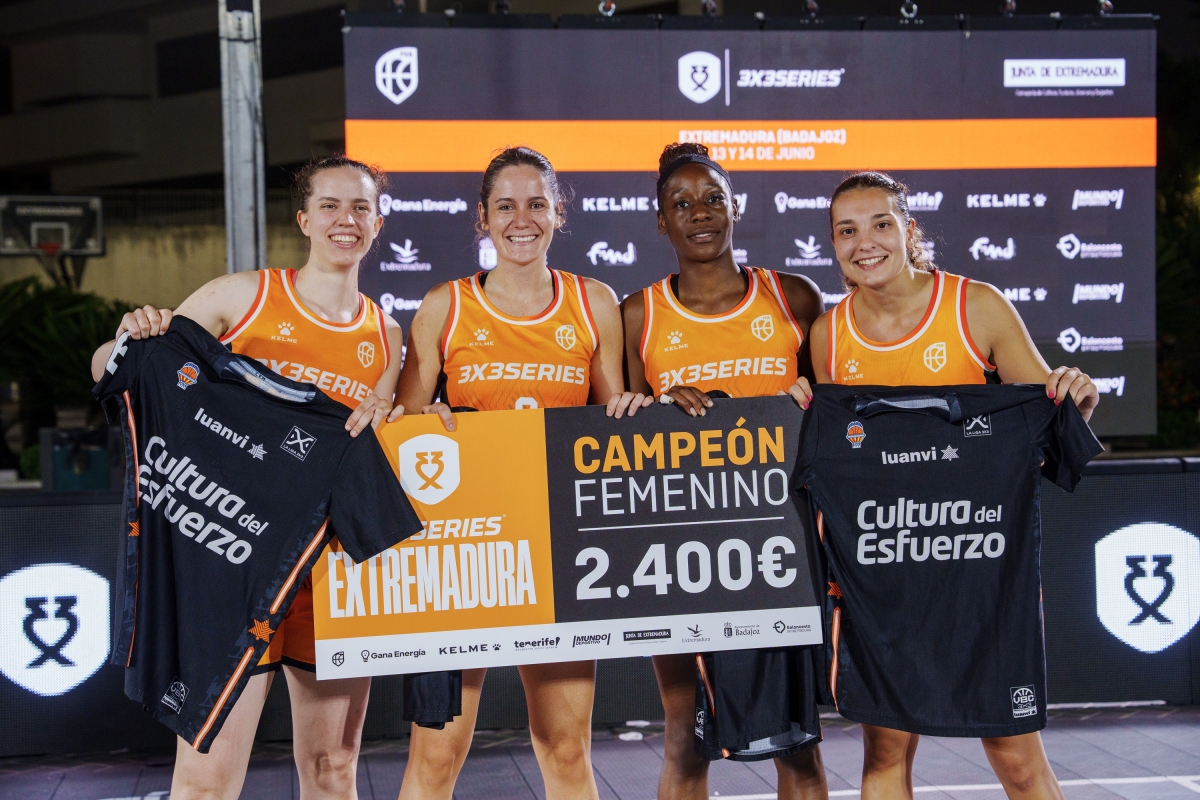 Valencia Basket 3x3 conquista Badajoz y se corona en la segunda parada del circuito 3x3 Series