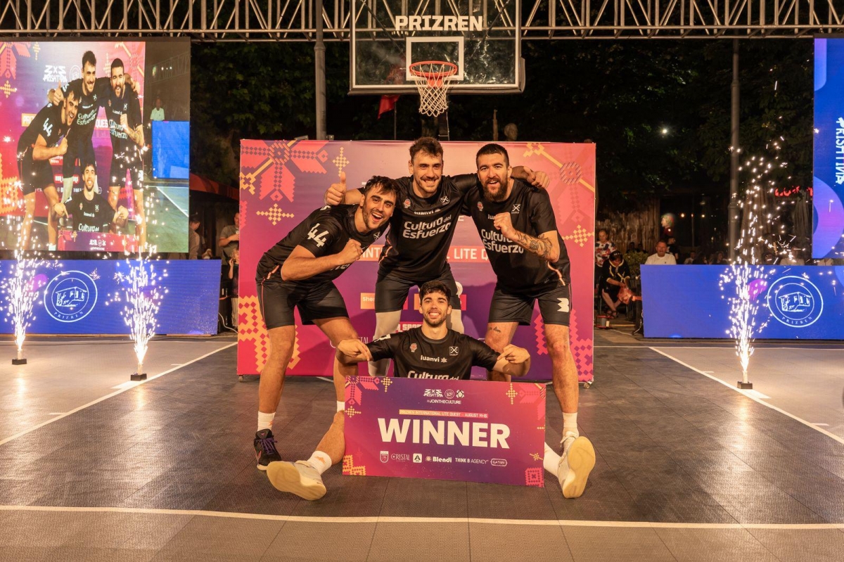 Valencia Basket 3x3 domina en Kosovo: campeones en Prizren
