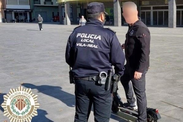 Vila-real tanca amb 44 denúncies el pla especial de control d'infraccions en patinets elèctrics
