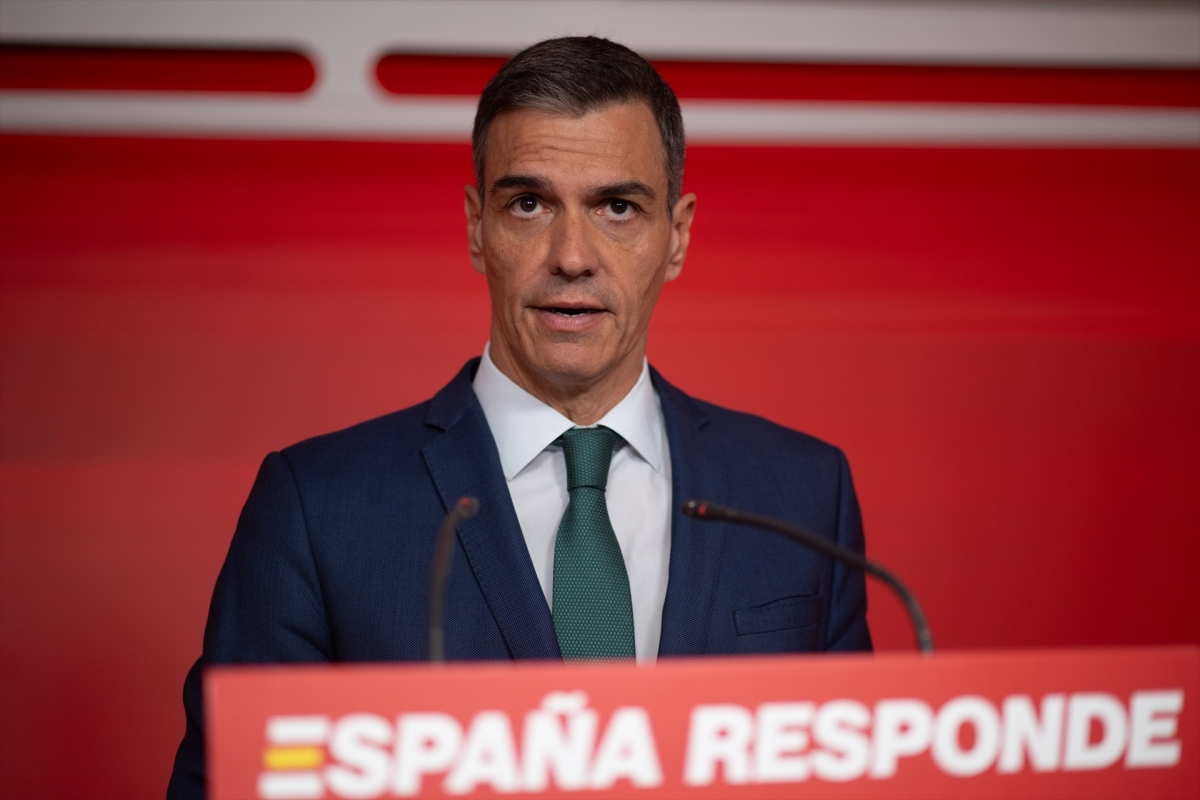 El secretario general del PSOE y presidente del Gobierno, Pedro Sánchez. - Foto: ALEJANDRO MARTÍNEZ VÉLEZ/EP El secretario general del PSOE y presidente del Gobierno, Pedro Sánchez.