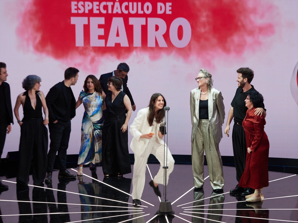 Premio al mejor espectáculo de teatro. - Foto: TATO BAEZA / SGAE Premio al mejor espectáculo de teatro.