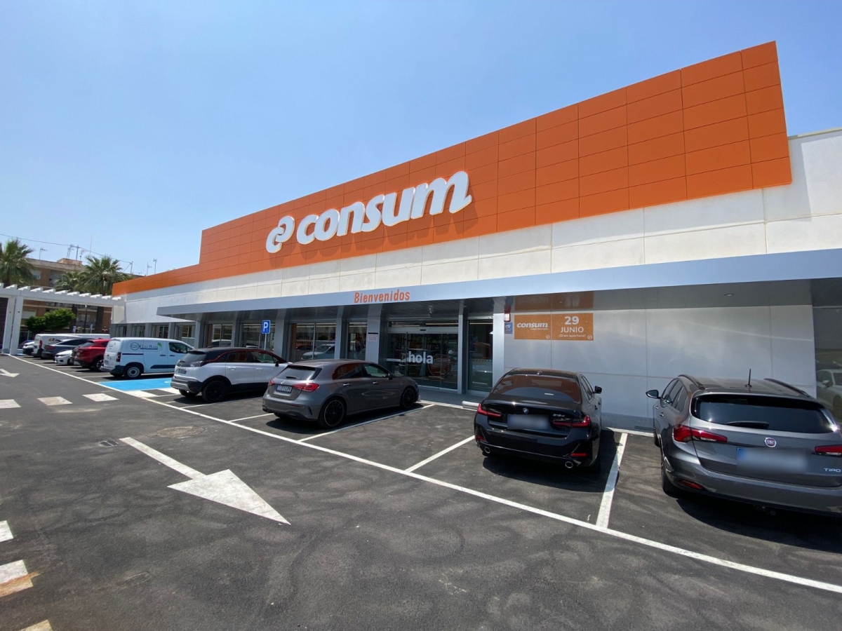 Imagen de archivo de un supermercado Consum.