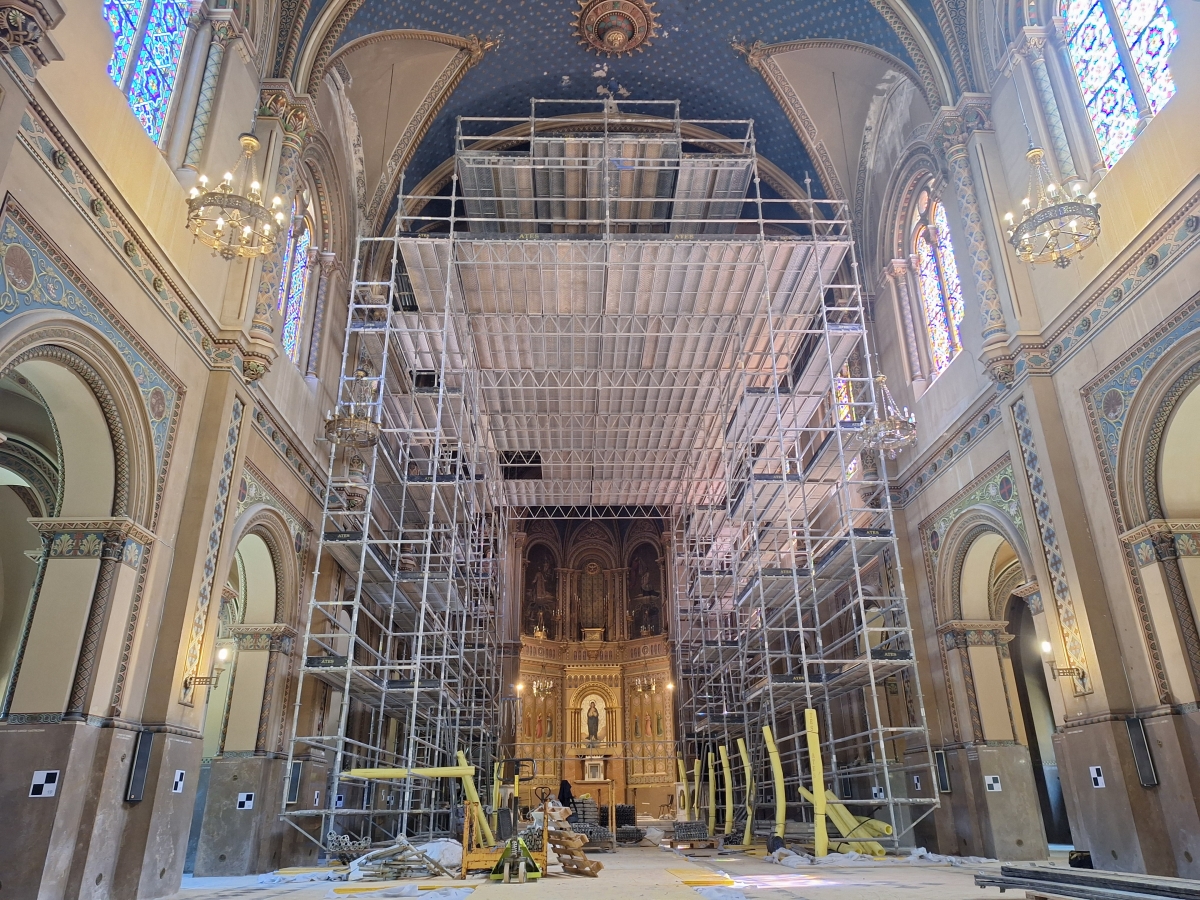 La Iglesia Jesuitas Valencia inicia la fase decisiva de su restauración