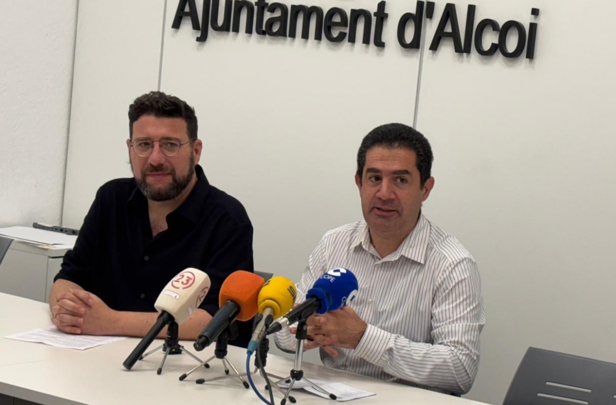 PSOE y Compromís remarcan la buena salud del pacto en Alcoy y destacan la evolución económica y social