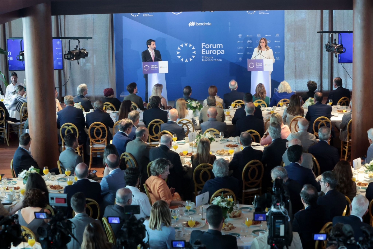 La alcaldesa de València, María José Catalá en el desayuno Nueva Economía Fórum. - Foto: AYUNTAMIENTO DE VALÈNCIA