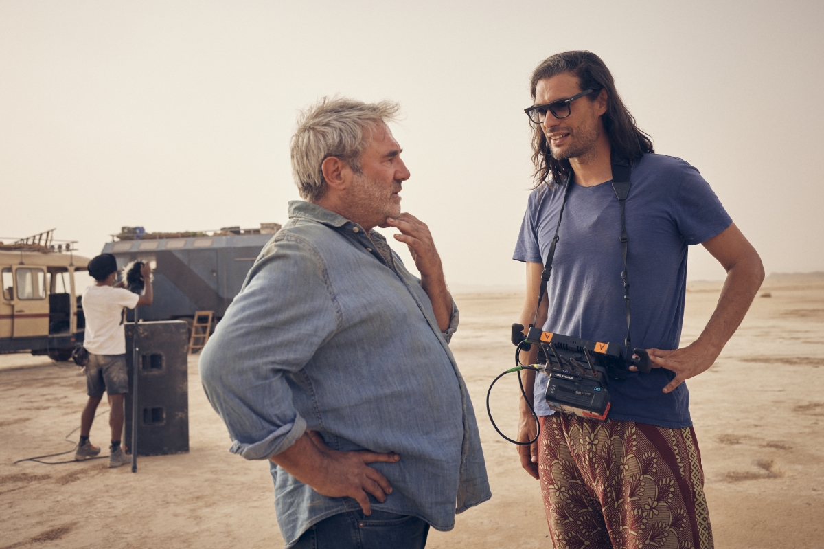 Oliver Laxe con Sergi López durante el rodaje. - Foto: Quim Vives Oliver Laxe con Sergi López durante el rodaje.