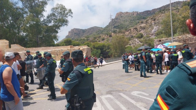 Tensión en Navantia por la huelga del metal: los antidisturbios abren los accesos de la factoría en Cartagena