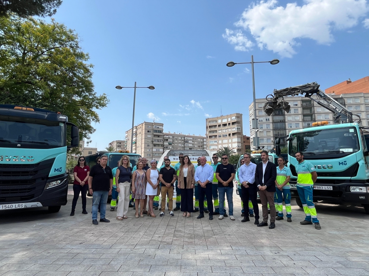 Presentación del nuevo modelo de recogida de residuos - Foto: AYTO. MURCIA
