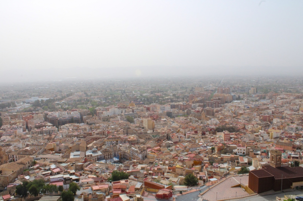 Imagen aérea de Lorca. - Foto: LORCA