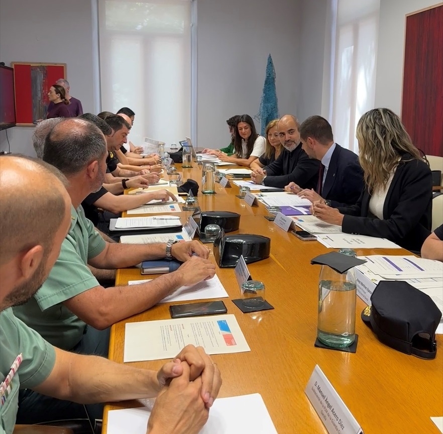 Junta Local de Seguridad de Gandia. - Foto: DELEGACIÓN GOBIERNO CV