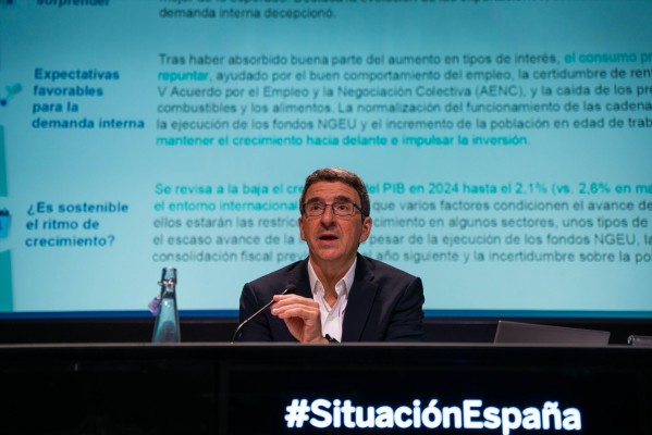 BBVA Research eleva al 2,9% su previsión para el PIB en 2024 y mejora al 2,3% la de 2025