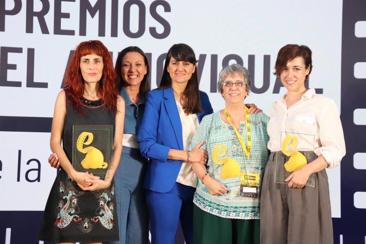  Premio de Iberseries al mejor largometraje a la protagonista de la película 'Sorda', Miriam Garlo - Foto: DELEGACIÓN DEL GOBIERNO