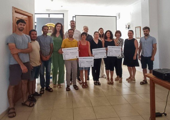 Quatre emprenedors rurals d'Alacant, premiats per CaixaBank i el GAL Rural Muntanya d’Alacant 
