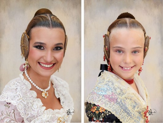 Berta Peiró García y Lucía García Rivera, falleras mayores de València 2025