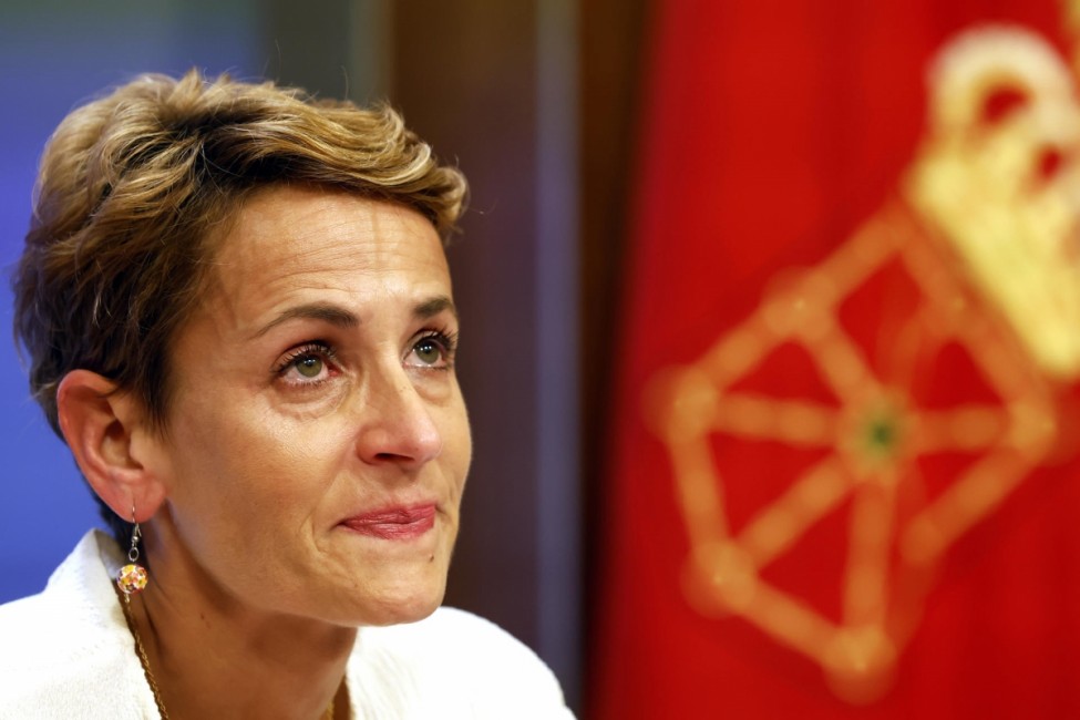 La presidenta de Navarra, María Chivite, el pasado 12 de junio. - Foto: EFE/JESUS DIGES