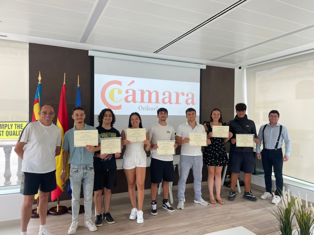 La empleabilidad entre el alumnado de Socorrismo de la Cámara de Comercio de Orihuela llega al 100%