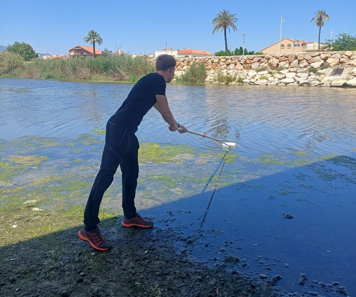 El Campus de Alcoy de la UPV busca contaminantes en el río Serpis que pueden ser un riesgo para reutilizar el agua