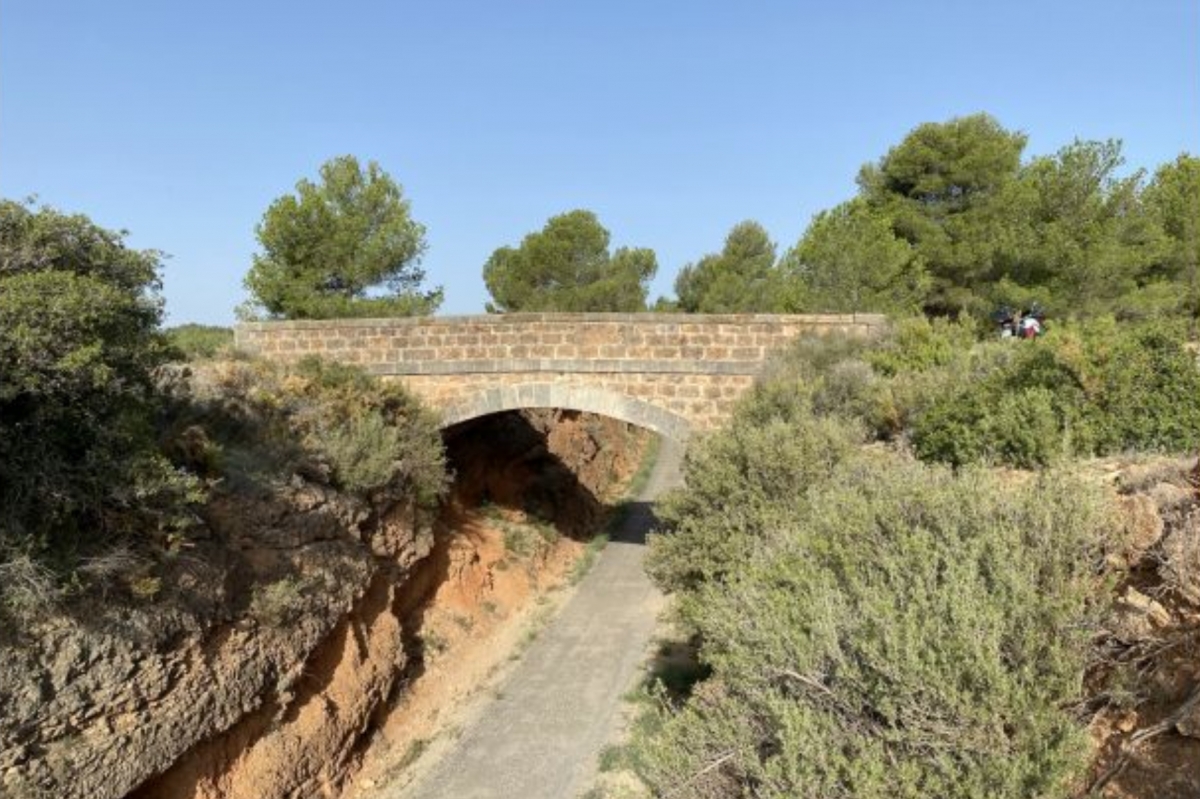 Puente de la Partida M. Aguilar sobre la vi?a minera - Puente de la Partida M. Aguilar sobre la vi?a minera