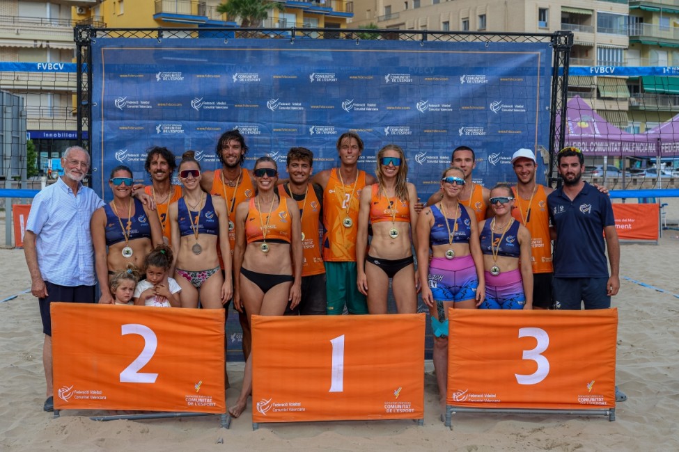 Podio de ganadores en Oropesa - 