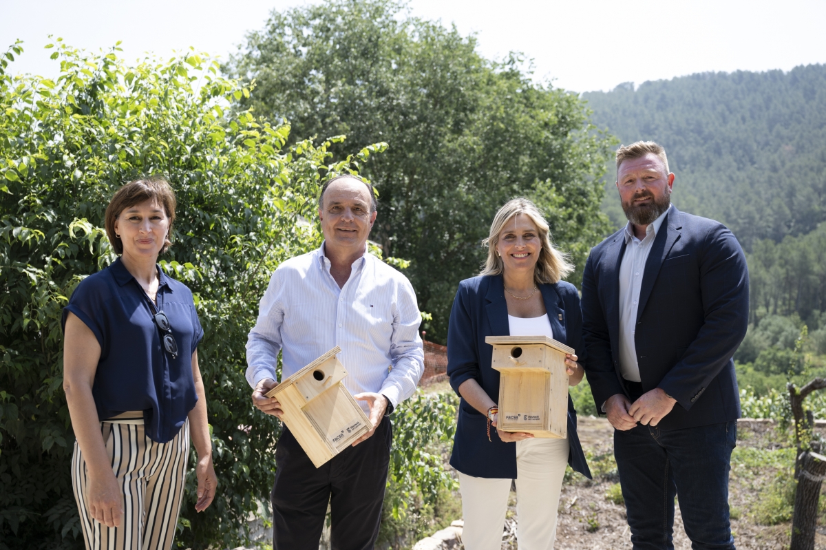 Compromiso con la biodiversidad en depuradoras: la Diputación y Facsa instalan cerca de 50 cajas nido