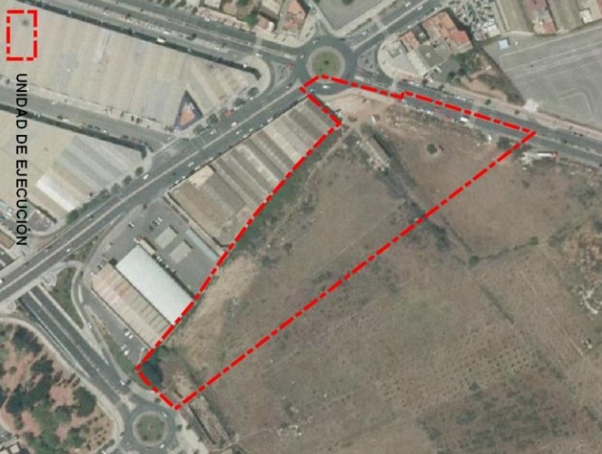 Delimitación sobre el terreno de la UE-83 (avenida Barcelona).
