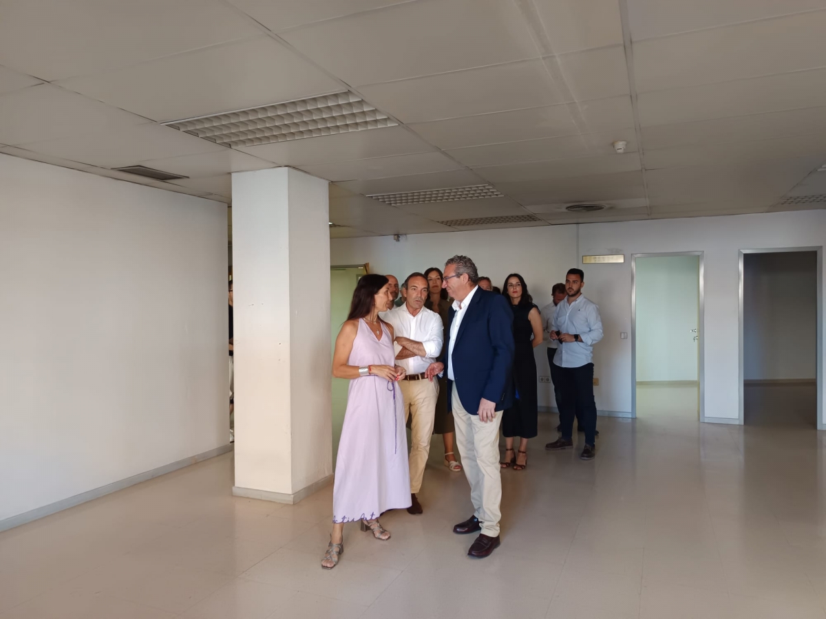 Visita de Ruth Merino a los locales cedidos por la Generalitat al Ayuntamiento de Benidorm. - Visita de Ruth Merino a los locales cedidos por la Generalitat al Ayuntamiento de Benidorm.