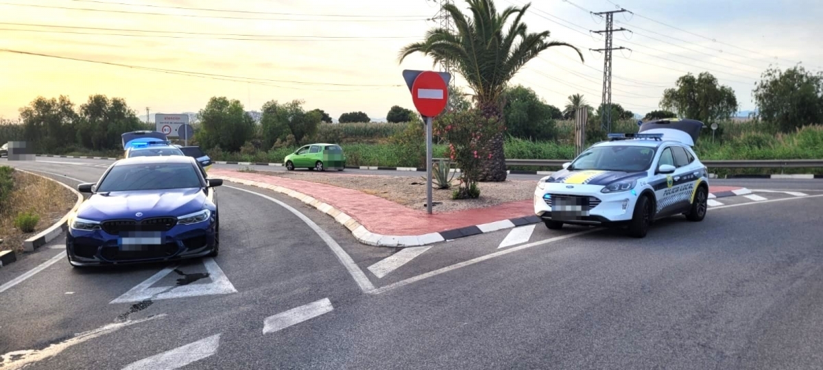 Detenido un conductor que hizo de las calles de Ciudad Quesada de Rojales su circuito de Fórmula 1