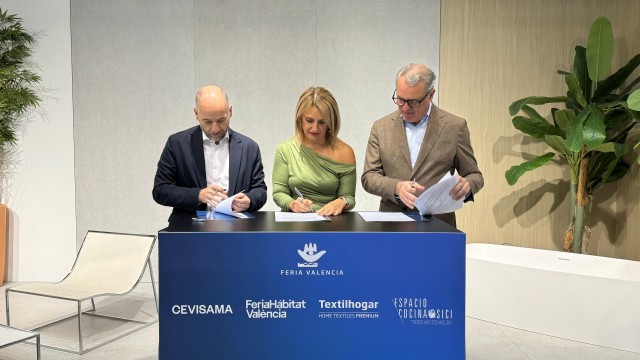 Cevisama estrecha lazos con los salones del hábitat de Feria Valencia para reforzar la promoción del azulejo