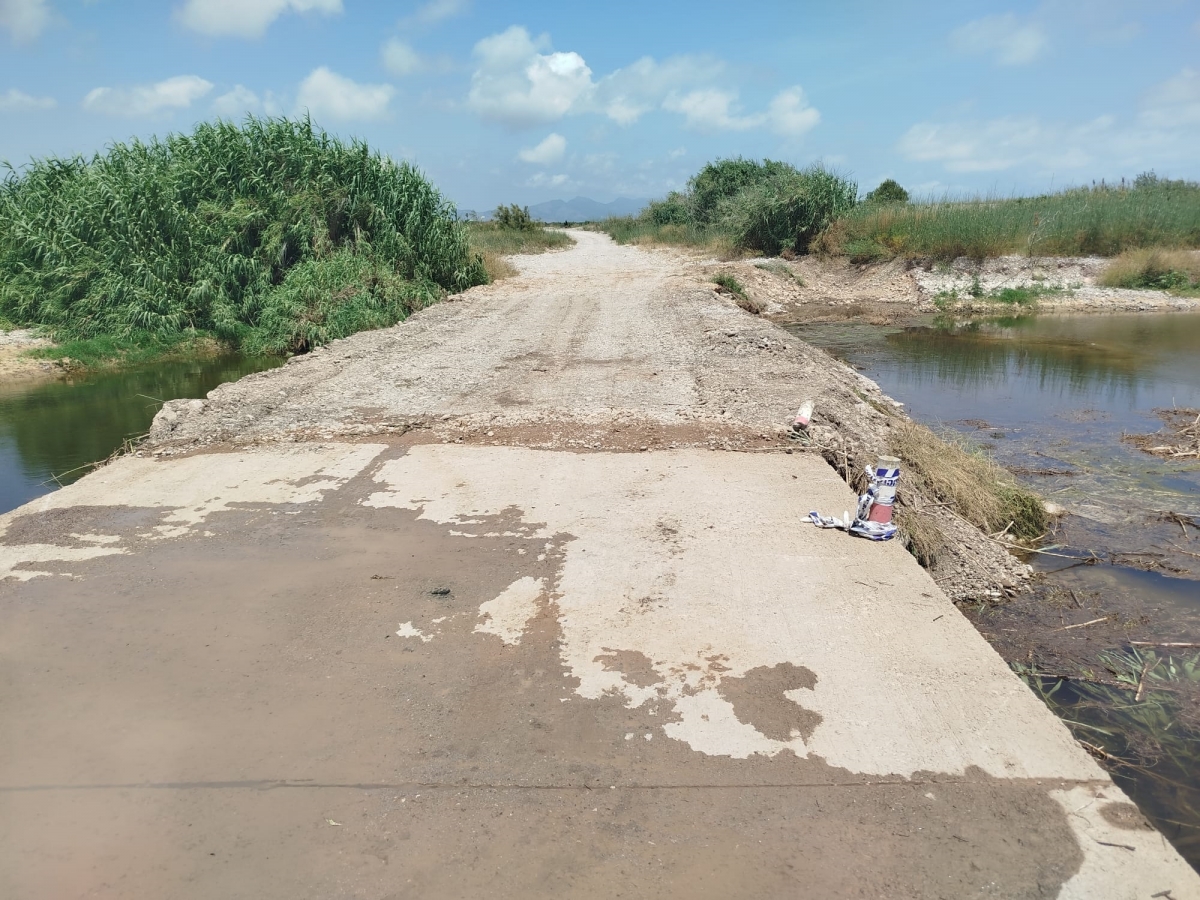 El Consorcio Río Mijares repara el Pas de la Cossa entre Almassora y Burriana