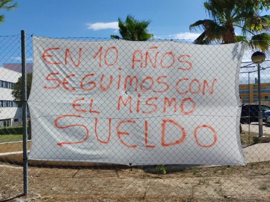 Los trabajadores de la residencia de Benidorm convocan una concentración el 24 de octubre 