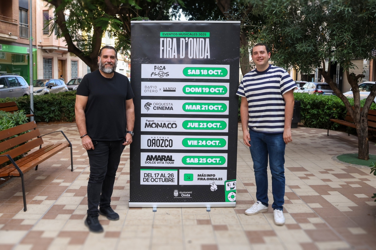 De Amaral a Figa Flawas: Onda presenta el cartel completo de los conciertos para su Fira de 2025
