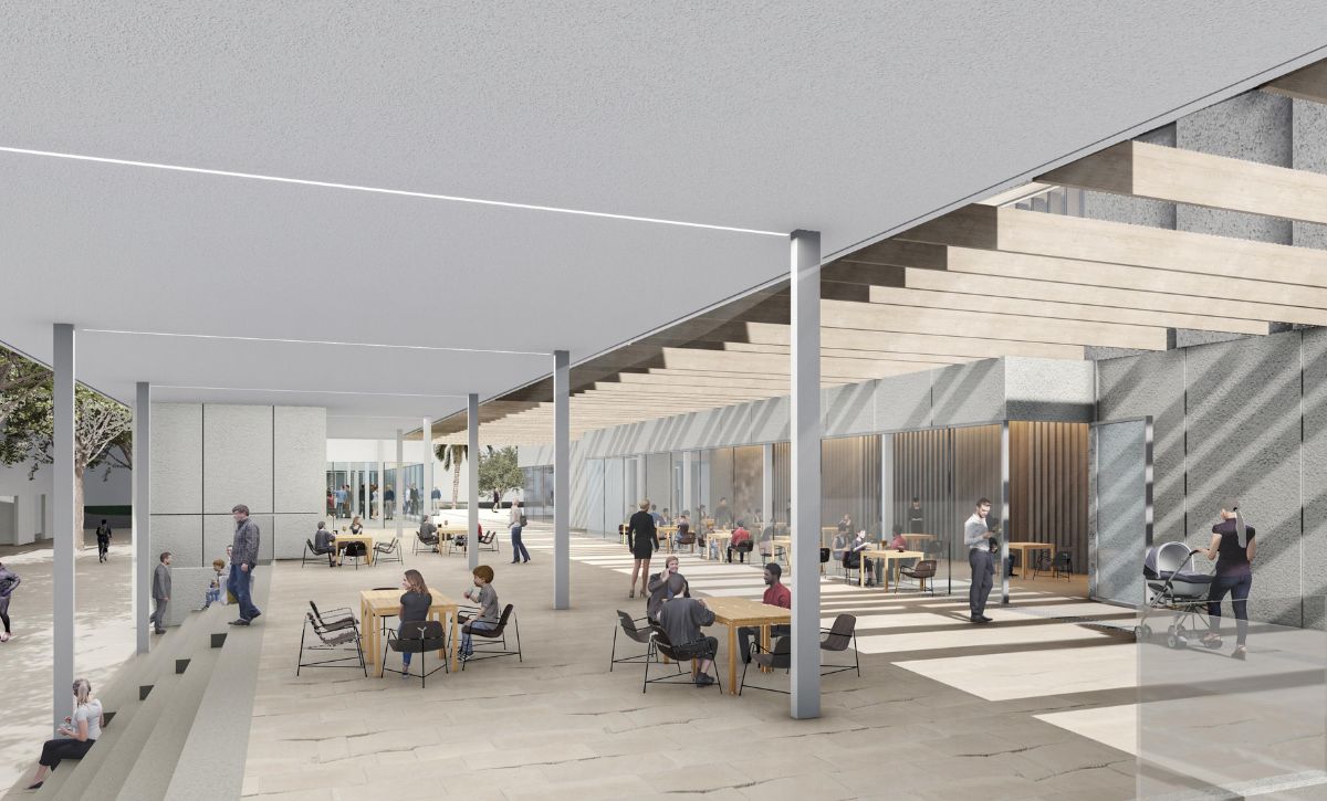 Render del interior del proyecto de Jayton, el más caro de los presentados a la Edil - - AP