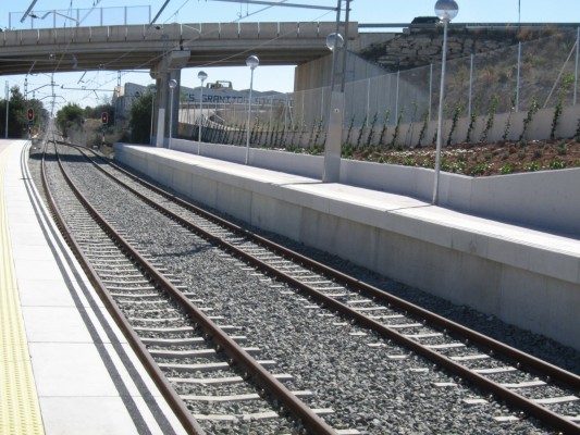 Luz verde al estudio informativo para duplicar la vía en los 23 km del tramo ferroviario Cullera-Gandia