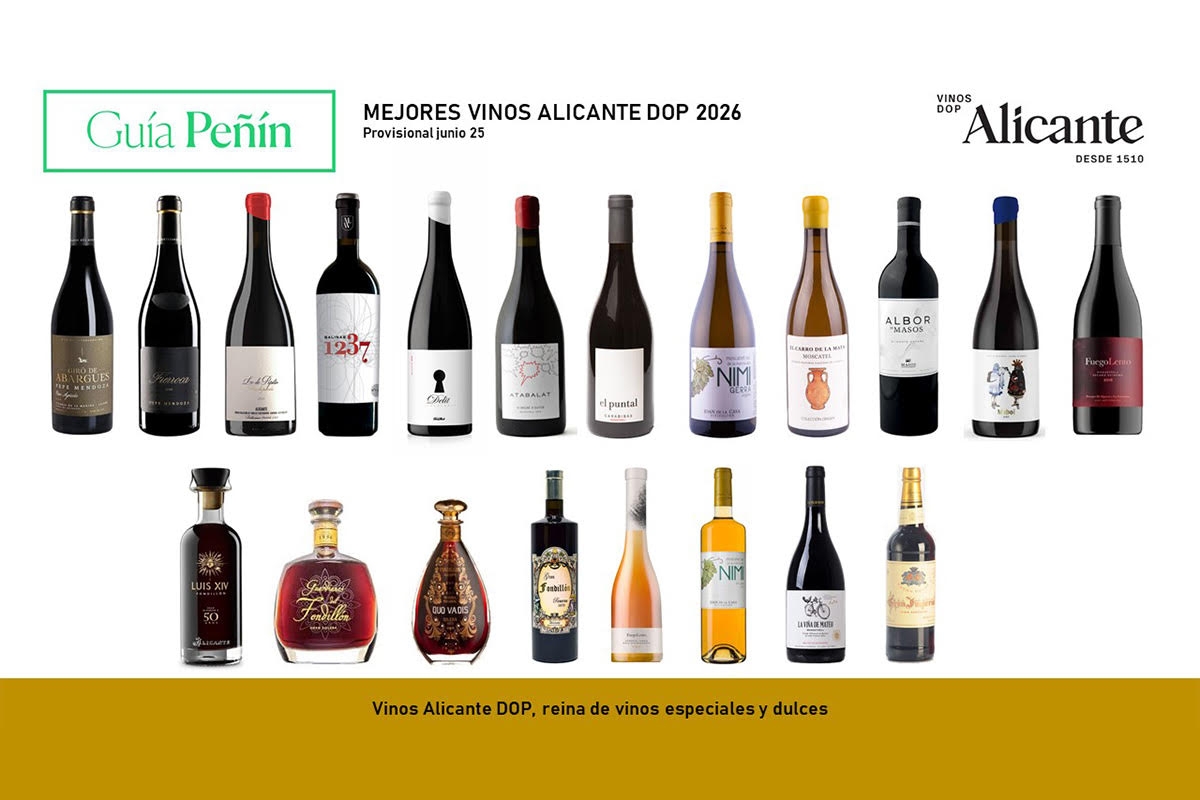 Alicante insuperable en vinos especiales y dulces: la DOP brilla en la Guía Peñín 2025