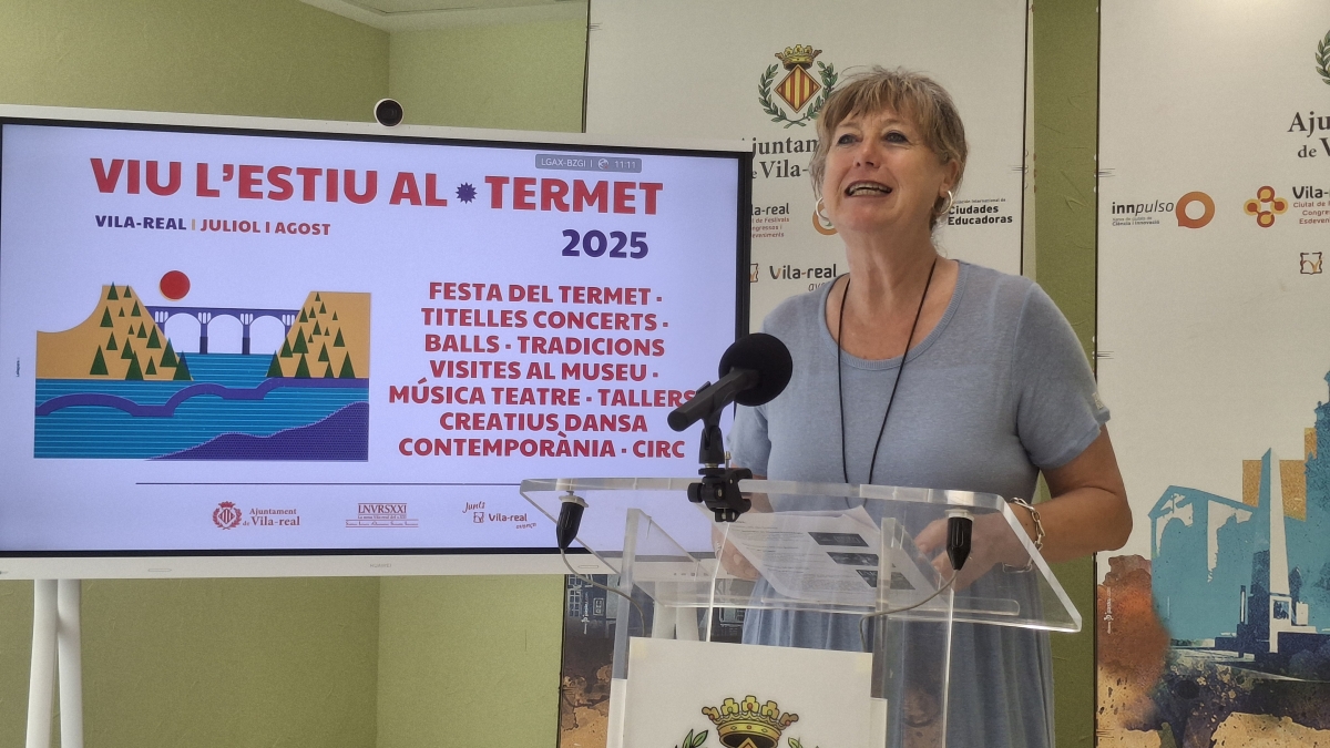 Vila-real presenta la campaña 'Viu l’estiu al Termet' con 30 propuestas para todos los públicos 