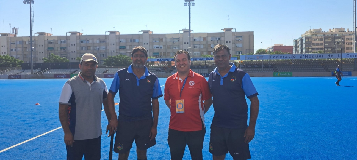 Los hermanos Shahbaz, leyendas del hockey de Pakistán, que volvieron a brillar en Valencia