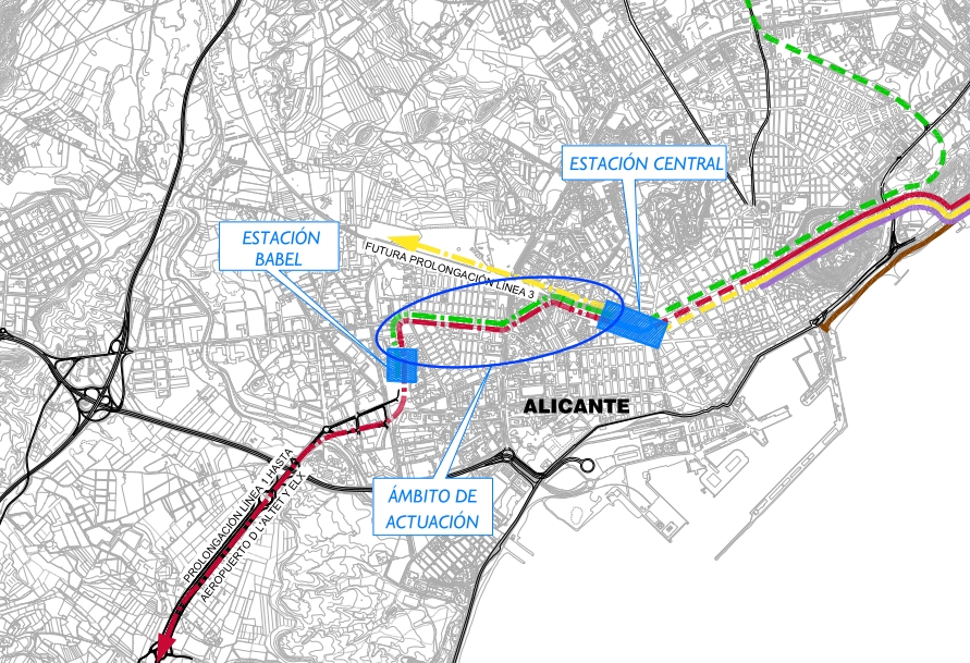 Proyecto de ampliación de 2011 hasta el aeropuerto - - AP Proyecto de ampliación de 2011 hasta el aeropuerto -