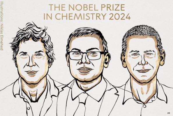 David Baker, Demis Hassabis y John M. Jumper se llevan el Premio Nobel de Química 2024
