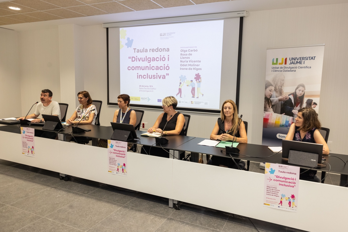 La UJI visibiliza en una mesa redonda los proyectos que trabajan por una ciencia abierta y diversa