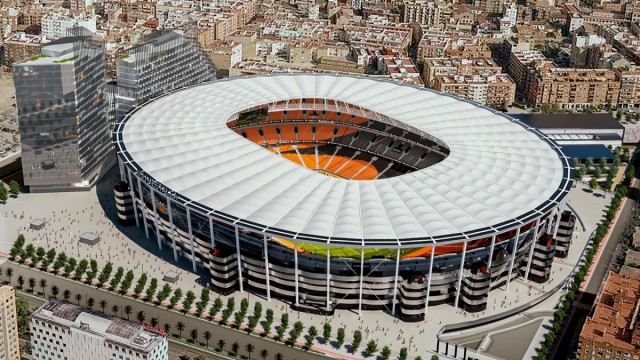 El Valencia CF cierra un préstamo de 322 millones euros para acabar el Nou Mestalla