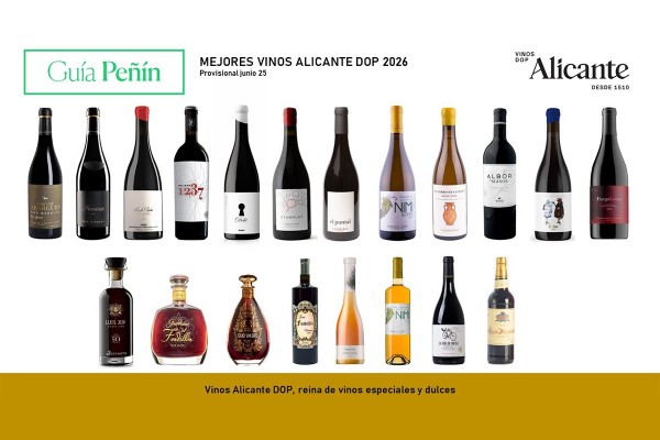 Alicante insuperable en vinos especiales y dulces: la DOP brilla en la Guía Peñín 2025