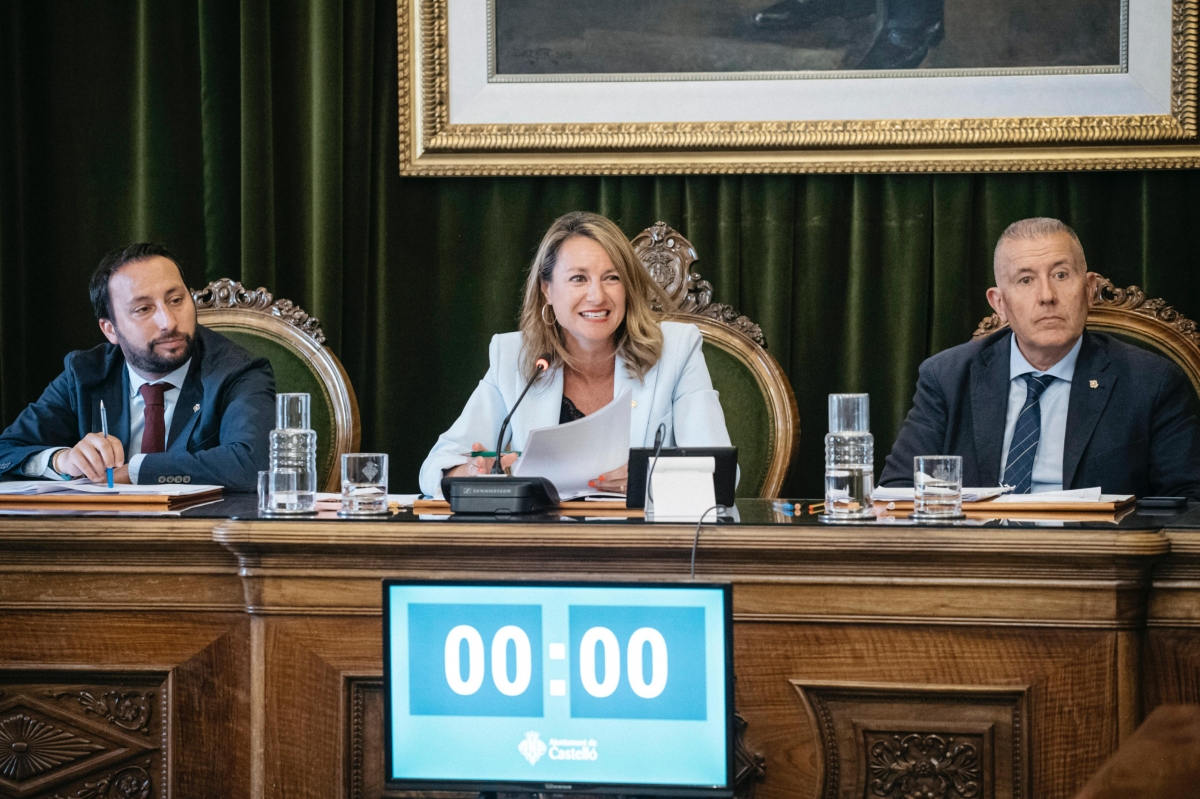 La alcaldesa, Begoña Carrasco, durante el pleno. - La alcaldesa, Begoña Carrasco, durante el pleno.