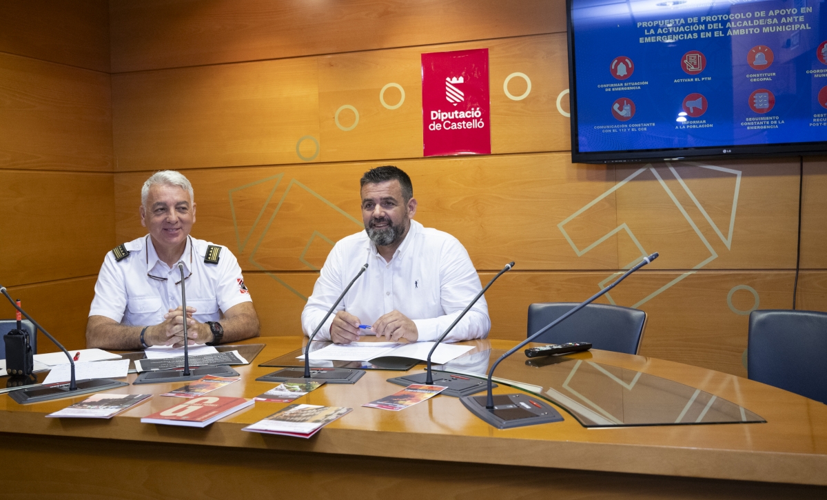 El Consorcio de Bomberos de Castellón inicia un plan de formación para la gestión de emergencias