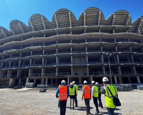 El Valencia CF rechaza remitir al Ayuntamiento los avances mensuales de las obras del Nou Mestalla