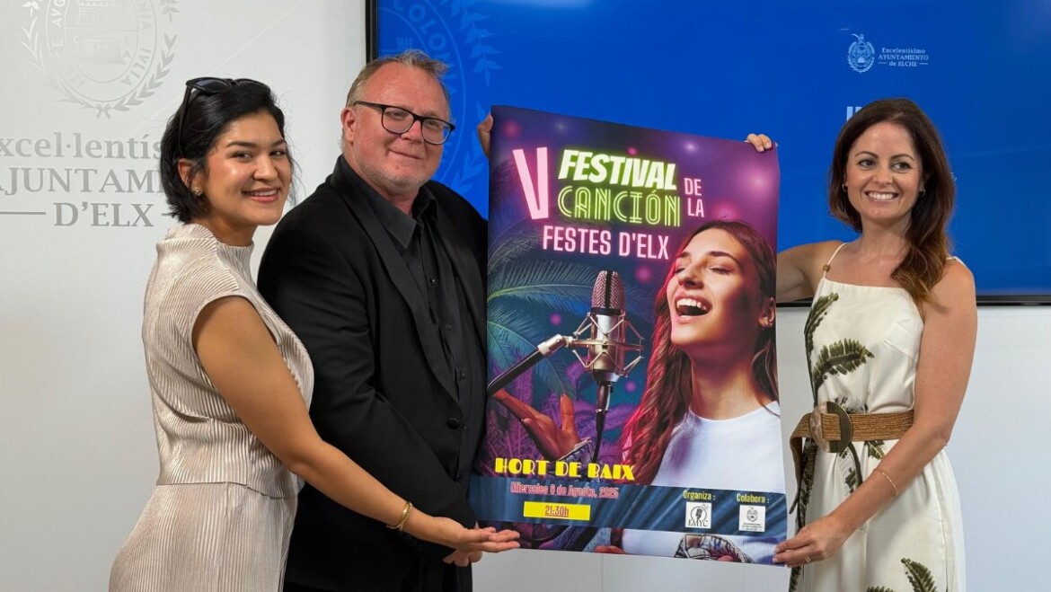 La V edición del Festival de la Canción llega el 6 de agosto a l’Hort de Baix de Elche