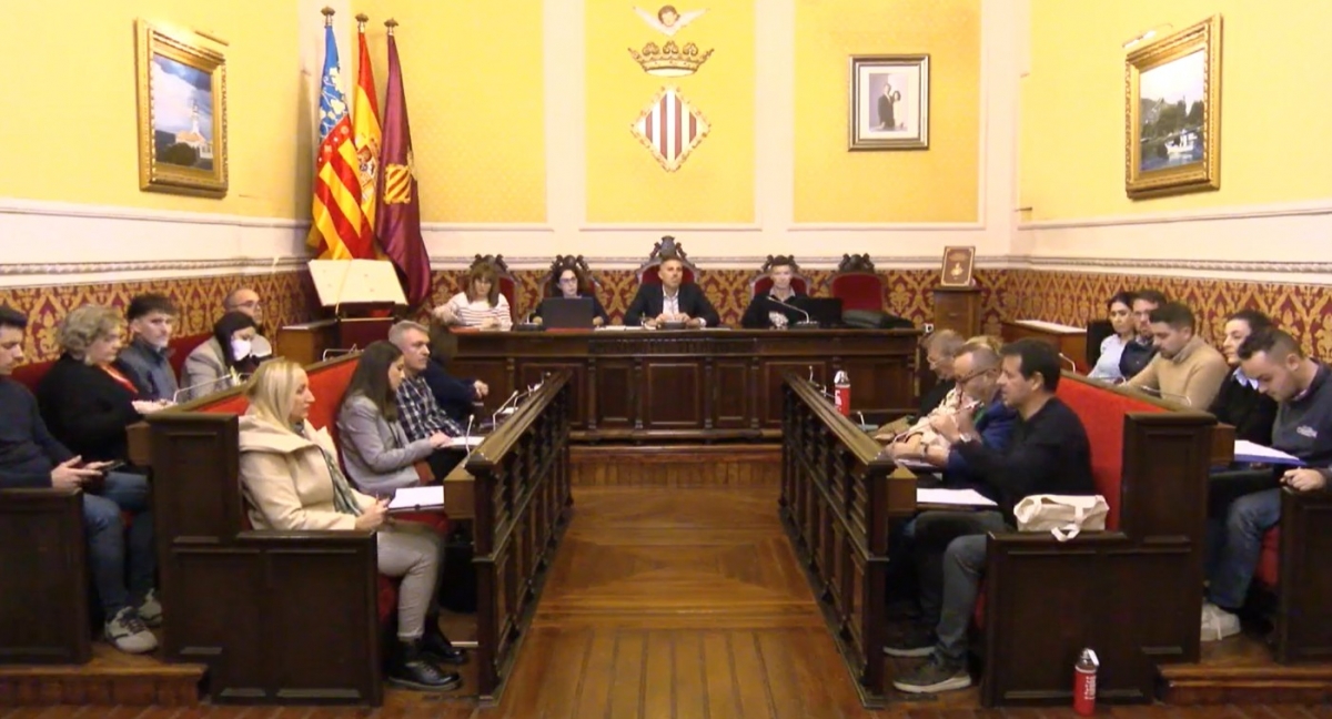Pleno ordinario del mes de noviembre en el Ayuntamiento de Cullera.