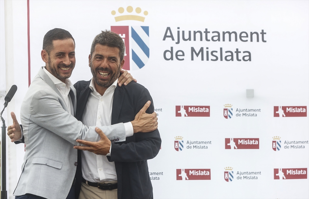Bielsa y Mazón, en el encuentro de agosto del pasado año.