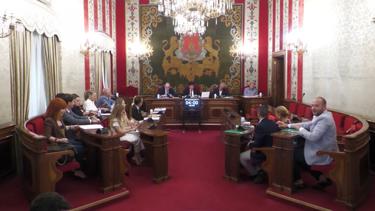 Els regidors de PP i Vox a Alacant. - Els regidors de PP i Vox a Alacant.