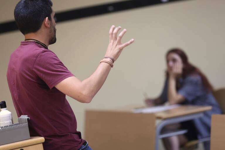Protesta educativa en Alicante por la 